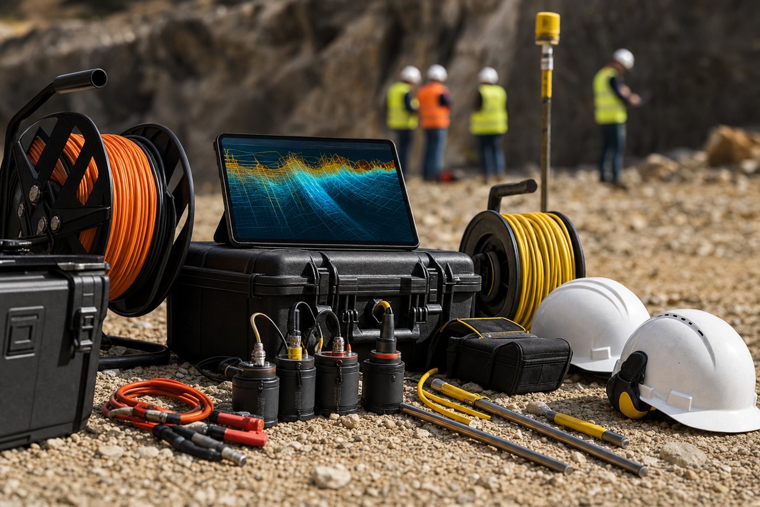 Geophysical survey equipment